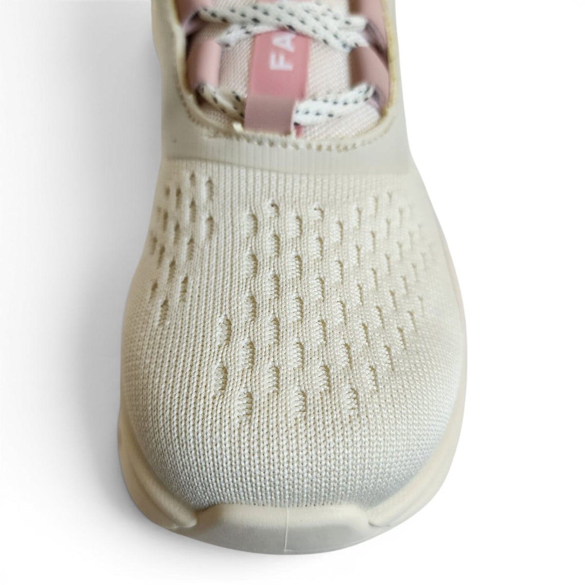 Women's Performance Athletic Sneakers – Cream & Blush Pink