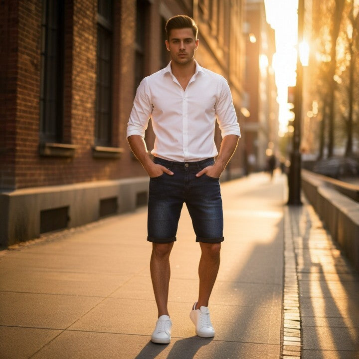 Men's Denim Shorts