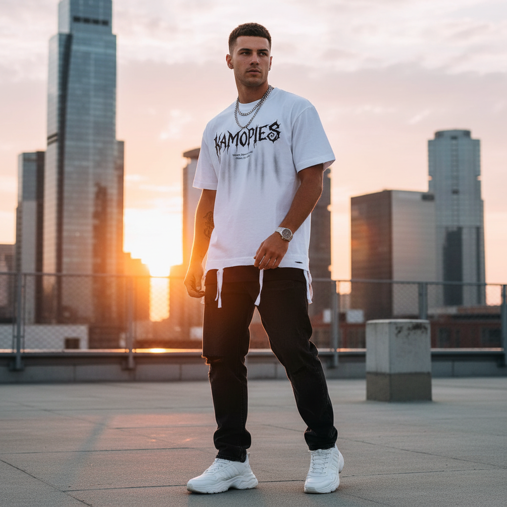 Kamopies White Tee - City Editorial Lifestyle
