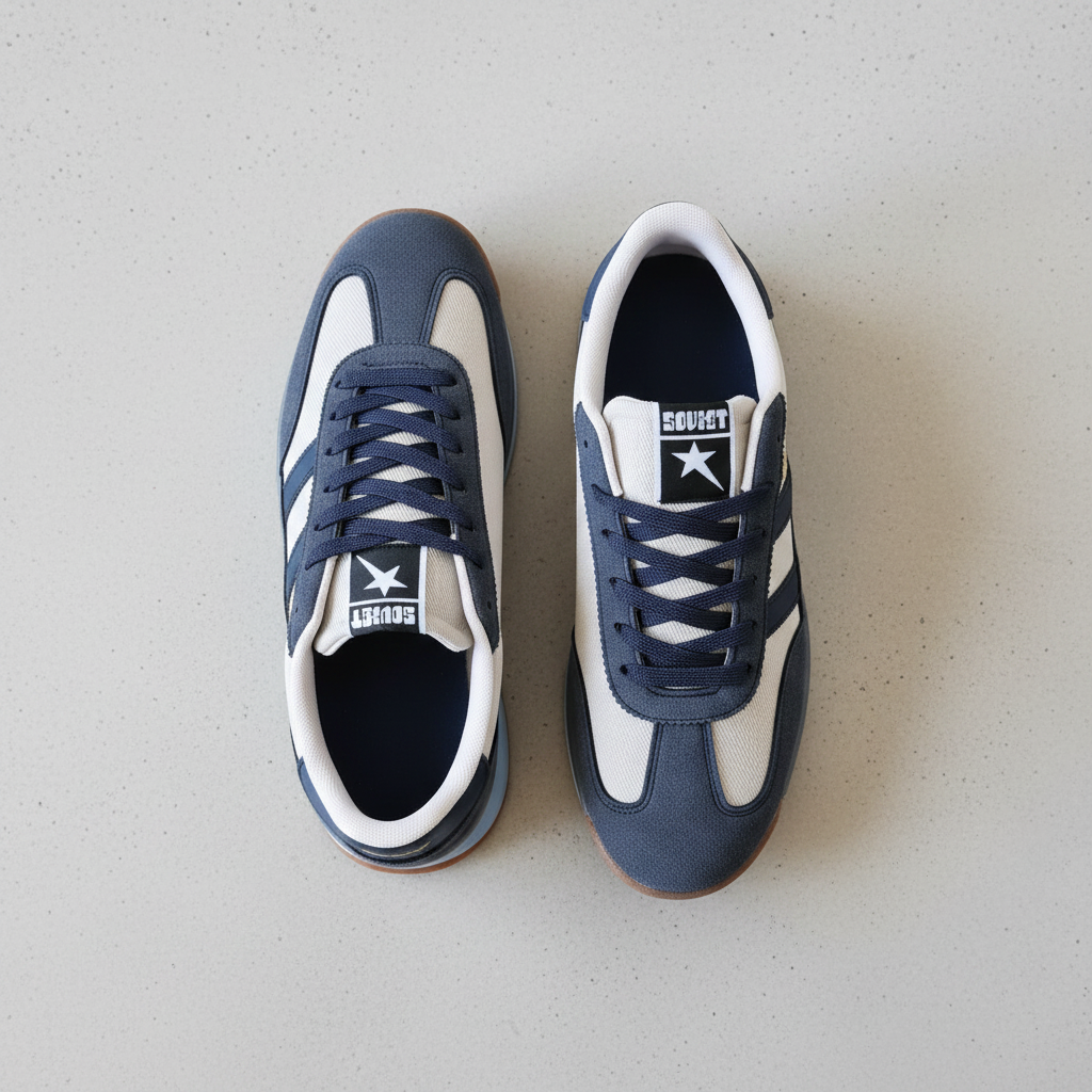Soviet Star Runner Flat Lay